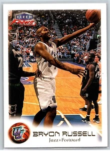 1999-00 Fleer Focus Bryon Russell Utah Jazz #36 - Picture 1 of 2