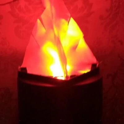 LED Fake Flame Light Fire Torch Light 3D Effect Lamp Party Club Home Decor - Image 1 of 4