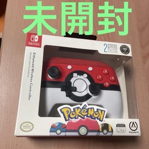 PowerA Enhanced Wireless Controller Nintendo Switch Pokémon Poké Ball New Sealed - Afbeelding 1 van 8