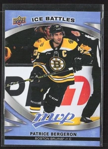 Patrice Bergeron 2023-24 Upper Deck MVP #195 Ice Battles Boston Bruins Hockey - Picture 1 of 2