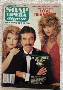 Soap Opera Digest 1987 Love Triangles The Young & The Restless - Picture 1 of 5