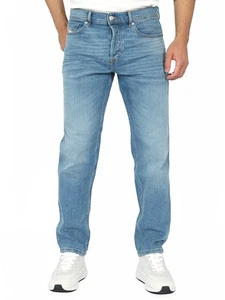B-WARE - Pantalones de mezclilla elásticos de corte cónico regular para hombre - D-Finitive 0ENAS - Imagen 1 de 4