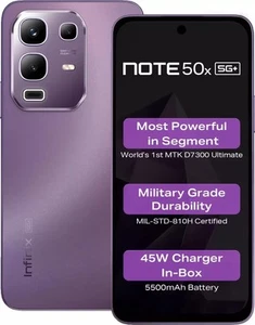 Infinix Note 50X 5G+ Unlocked (128 GB 8 GB RAM) || Dual SIM || || Fast Shipping - Picture 1 of 6