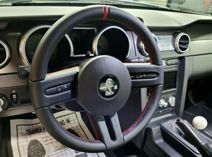 Ford Mustang 2005-2009 Shelby GT GT500 NAPPA LEATHER Steering Wheel NEW OEM - Picture 1 of 16