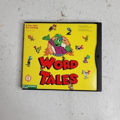 Word Tales CD-ROM Windows 3.1 Mac OS 6 Interactive Reading Learn Software - Image 1 of 3