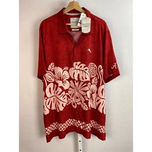 Neu mit Etikett Tommy Bahama Alabama Tide Collegiate Serie Hawaiihemd Gr. XXL Passform mit Besatz - Bild 1 von 9