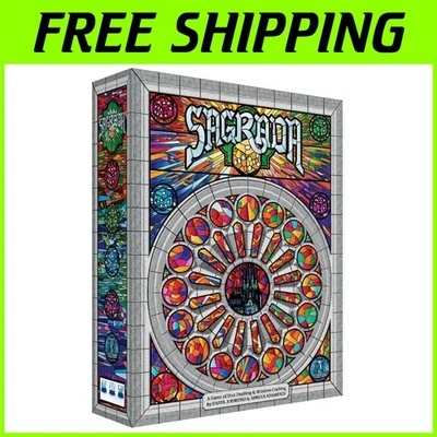 Juego de mesa de vitrales Sagrada | Desafío de dibujo de dados Foto 1 de 4