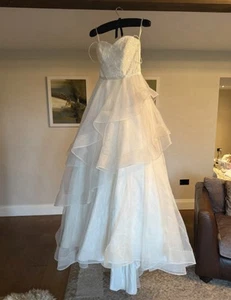 Nicole Anne Wedding Dress Size 12 Off White, Never Worn - Picture 1 of 11