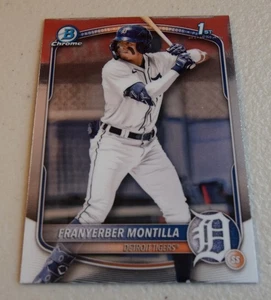 2025 Bowman #BCP-5 Franyerber Montilla Chrome Prospects - Picture 1 of 2