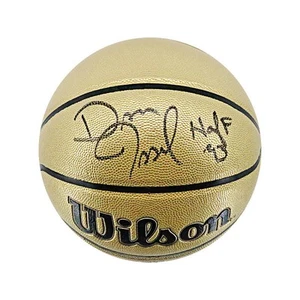 Baloncesto Schwartz Dan Issel Nuggets autografiado firmado Wilson edición dorada certificado de autenticidad - Imagen 1 de 4