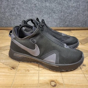 Nike PG 4 Herren Größe 9 Basketballschuhe Schwarz Grau Mittelhoch Trainer Turnschuhe - Bild 1 von 11