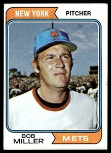 1974 Topps ! Bob Miller New York Mets #624 - Picture 1 of 2