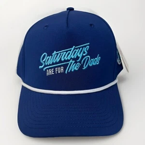 Barstool Sports Saturdays Are For The Dads Performance Golf Trucker Hat Cap Rope - Picture 1 of 5