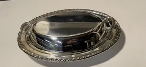 VINTAGE 1975 Oneida USA SILVER PLATE Covered Deep Vegetable Serving Dish W/ Lid - Picture 1 of 10