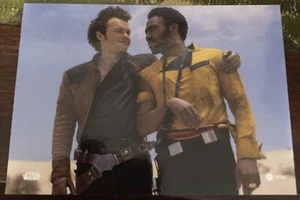 Topps  Star Wars SOLO HAN SOLO/ LANDO PROMO TRADING CARD NYCC EXCLUSIVE - Picture 1 of 2