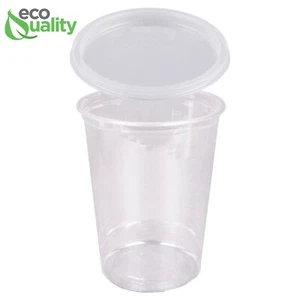 32oz Plastic Deli Food Storage Round Containers with Lids Meal Prep 400pcs Set - Picture 1 of 5