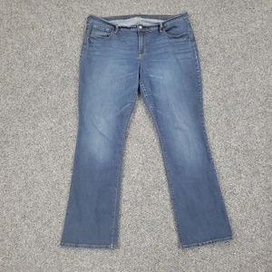 Old Navy Jeans Womens 16 Regular Blue Denim Bootcut 37x30* - Picture 1 of 18