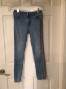 Tommy Hilfiger Girls Skinny Jeans Denim Adjustable Waist Size 12 - Picture 1 of 5
