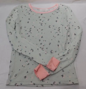 Jessica Simpson Girls Size 10 Pajama Top Lightweight Long sleeve Pink - Picture 1 of 9