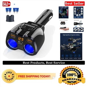 Upgrade Your Car with 180W Cigarette Lighter Splitter & Fast Charging Ports - Picture 1 of 10