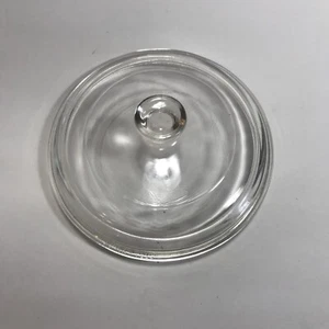 Pyrex Replacement P81C Clear Glass Lid 6” Outside Diam x 5.25” Inside Diam - Picture 1 of 5