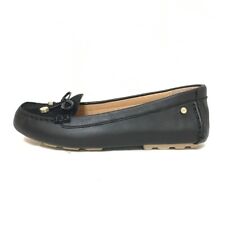 Auth UGG Brinley 1017291 Black Leather Suede - Women's Shoes