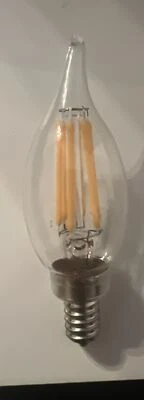 LED chandelier, Candle Bulbs E12 Small Base 4 Pack Dimmable - Image 1 of 3