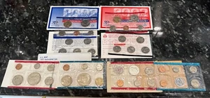 4 Sets US Mint Uncirculated Coin Sets 2002 P & D, 1977 & 1968 Total 42 Coins - Picture 1 of 5