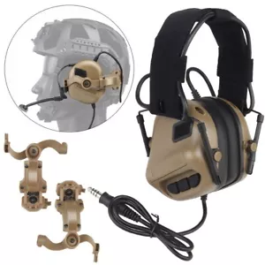 Auriculares tácticos de caza con cancelación de ruido GEN5 para casco RÁPIDO OPS WendyM-LOK - Imagen 1 de 13