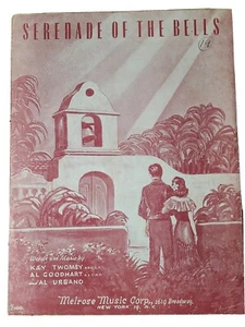 Partituras para piano "Serenade of the Bells" 1947 Kay Twomey Al Goodhart Al Urbano - Imagen 1 de 3