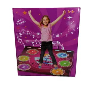 Tappetino da Ballo Bambini Età 4-8 LED Illuminazione Elettronica Danza Pad Giocattoli Bluetooth - Foto 1 di 7