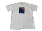 Vintage LIFETIME TELEVISION T-SHIRT Size L Single Stitch Made in USA TV Promo