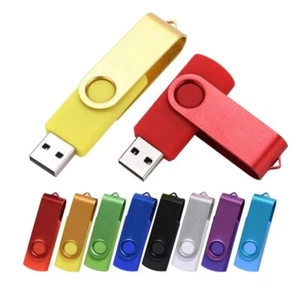 High Speed Memory Stick Swivel Design Thumb Drive USB Flash Drive Home Office - Afbeelding 1 van 10