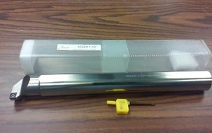 Barra perforadora indexable de 1-1/2"x14" OAL con inserto CCMT, 1004-IDX-112-Nueva - Imagen 1 de 3