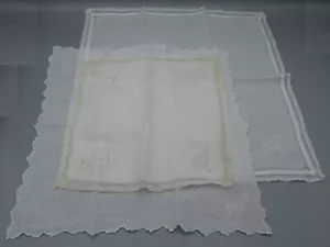 3 mouchoirs en dentelle brodés au nom de Marie - Imagen 1 de 2