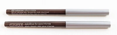 Lote de 2 delineadores de ojos Clinique Quickliner para ojos #03 chocolate intenso tamaño de viaje Foto 1 de 2