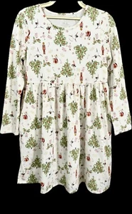 Nutcracker Ballet Long Sleeve T-Shirt Dress Girl’s L 10-12 Plus Cream Christmas - Bild 1 von 8