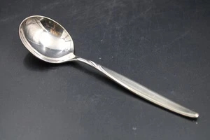 WMF Cromargan Muster Rom Sahnelöffel Müslilöffel Silber Auflage Löffel 16,5 cm - Bild 1 von 4