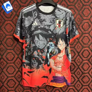 T-Shirt Cartoon maniche corte da Uomo Football Gift Luffy Anime Calcio - Imagen 1 de 4