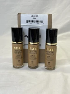 Milani Conceal + Perfect 2-in-1 Foundation+Concealer 1fl.oz./30ml New; 3 Pk - Picture 1 of 3