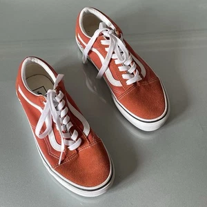 Vans Old Skool Orange Sneakers – Size M5 / W6.5 – Suede & Canvas - Picture 1 of 8