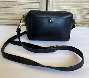 MADEWELL-Small Borsa per fotocamera a tracolla in pelle nera "Il trasporto" LEGGI! - Foto 1 di 15