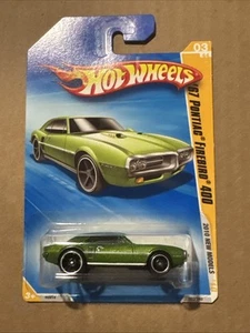 2010 Hot Wheels #3 New Models 3/44 '67 PONTIAC FIREBIRD 400 Green w/Black OH5 B1 - Picture 1 of 2