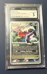 2008 Pokemon Great Encounters Darkrai Lv X 104/106 CGC 5 Excellent - Picture 1 of 2