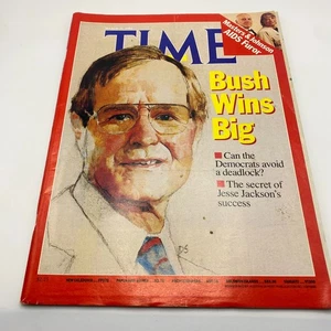 Time Magazine March 21, 1988 Bush Wins Big Master & Johnson Aids Furor PB - Picture 1 of 16