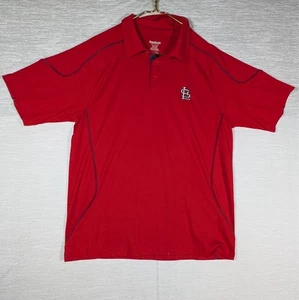 Reebok Poloshirt Herren Medium Rot St Louis Cardinals Performance Polo - Bild 1 von 6