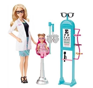 VHTF 2015 RARO set gioco optometrista Mattel Barbie Eye Doctor mai aperto - Foto 1 di 8