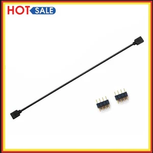 30cm 1 to 1 Motherboard AURA RGB Extension Cable for ASUS/MSI/ASROCK (12V 4Pin) - Afbeelding 1 van 8