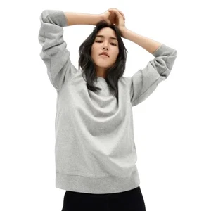 Sudadera Everlane Mujer Gris Cuello Redondo Talla XXS Pullover Atlético Activo - Imagen 1 de 8