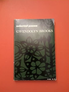 Selected Poems Gwendolyn Brooks Vintage Book Poetry Harper & Row - Picture 1 of 7